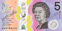 قیمت دلار استرالیا - 5 دلار استرالیا